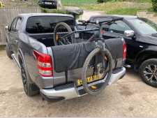 Padded Bike Carrier Tailgate Protection