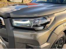 Toyota Hilux MK11  (2020-ON) Headlight covers - Black Double Cab   
