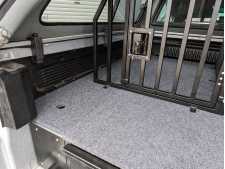 Volkswagen Amarok MK2 (17-21) Single Lockable Dog Cage compatible with Low Tray Bins