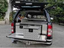 Chevrolet Colorado MK3 (2012-ON) Chequer Plate Tray Bins / Drawers Systems