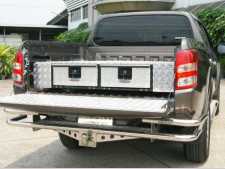  Fiat Fullback Low Chequer Plate Tray Bins / Drawers Systems