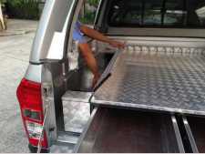 Fiat Fullback Low Chequer Plate Tray Bins / Drawers Systems