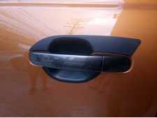 Ford Ranger MK7 Door handle inserts - BLACK Double Cab