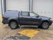 Ford Ranger MK6 (2016-19) SJS Solid Sided Hardtop Double Cab   With Central Locking