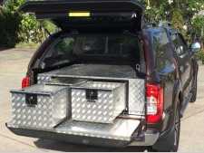 Nissan Navara NP300 (2016-ON) Chequer Plate Tray Bins / Drawers Systems