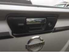 Nissan Navara NP300 (16-22) Tailgate handle cover - BLACK Double Cab