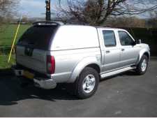 Nissan Navara D22 MK2 (2002-2005) SJS Solid Sided Hardtop Double Cab  With Central Locking