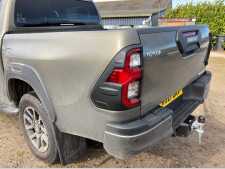 Toyota Hilux  MK11 Taillight covers - BLACK Double Cab