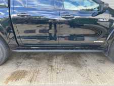 Ford Ranger MK7 (19-ON) Steel Side Steps / Running Board – Matt Black Double Cab