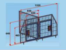 Toyota Hilux MK11  ( 2020-ON) Low Lockable Dog Cage