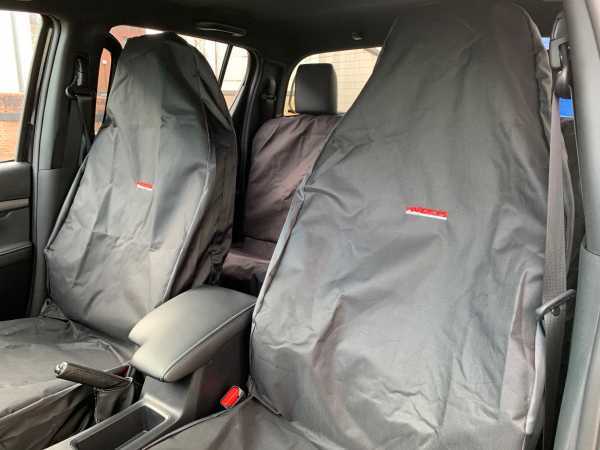 Toyota Hilux MK10  (2018-2020) Full Set Seat Covers - Black