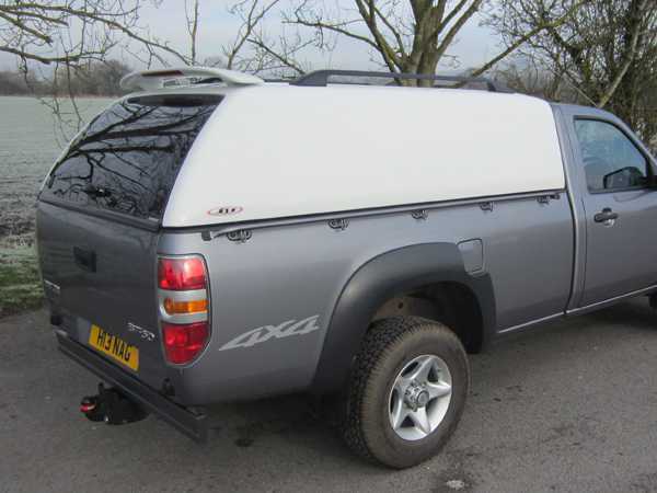 Ford Ranger MK3 (2006-2009) SJS Solid Sided Hardtop Single Cab  With Central Locking