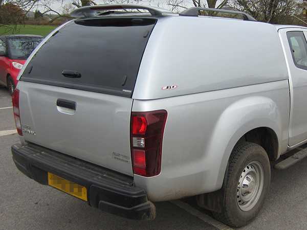 Isuzu D-Max MK4 (2012-2017) SJS Solid Sided Hardtop King / Extra Cab  With Central Locking
