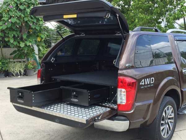  Mercedes-Benz X-Class Low Tray Bins / Drawers Systems 