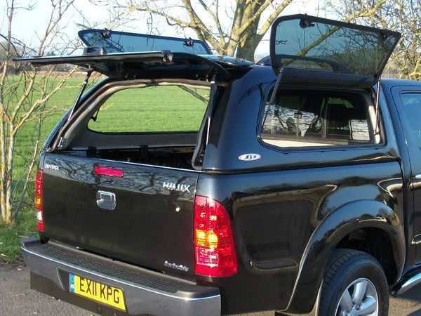 Toyota Hilux MK8  (2011-2016) SJS Side Opening Hardtop Double Cab  With Central Locking