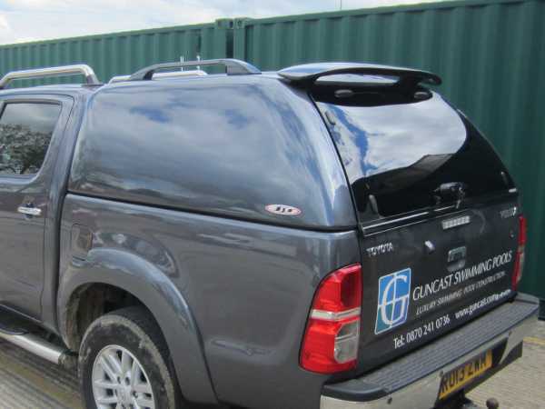 Toyota Hilux MK8  (2011-2016) SJS Solid Sided Hardtop Double Cab  With Central Locking