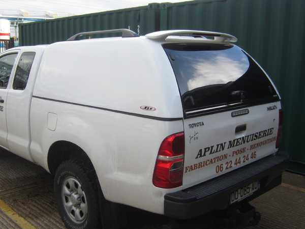 Toyota Hilux MK6  (2005-2008) SJS Solid Sided Hardtop King / Extra Cab  With Central Locking