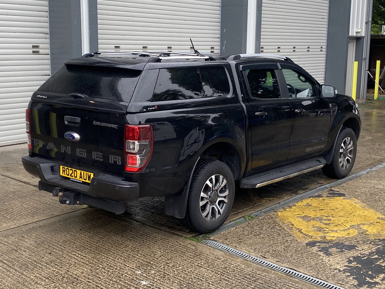 Used Ford Ranger MK7 (19-23) Canopy in Agate Black. Alpha Type E hard top Central Locking